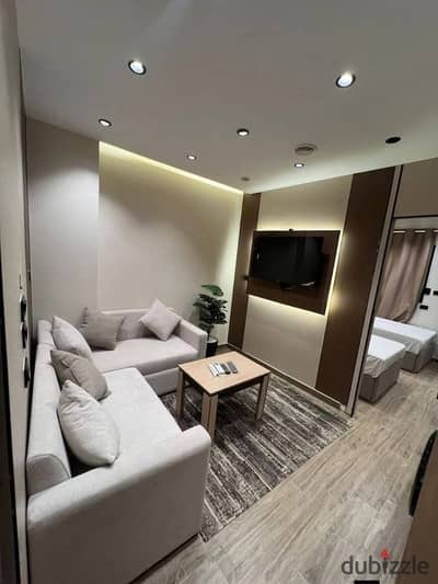 Studio for sale in the best location in 6th of October City, the first neighborhood, the eighth adjacent to MSA University and Wadi Degla Club. The area of the studio is 40 meters. Mandatory rent 13,000 every month with an increase of 1,000 every year. The price of the studio Room and hall and kitchen and bathroom for sale Space of the studio