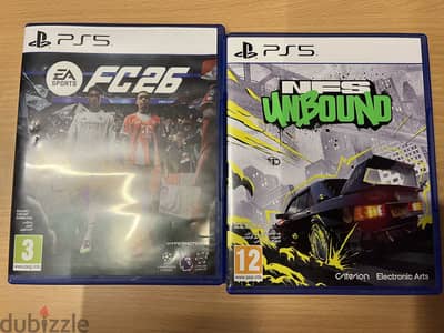 PS5 FC26 & Need for Speed Unbound
