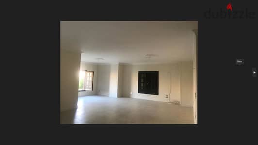 For rent: a 4-room apartment, 350 meters, first floor, repeated, ultra-luxury finishing in the Compound