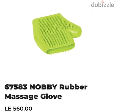 Original NOBBY Rubber Massage Glove – Brand New