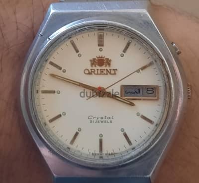 ساعه orient يابانى أصلي اتوماتيك حاله نضيفه جداً
