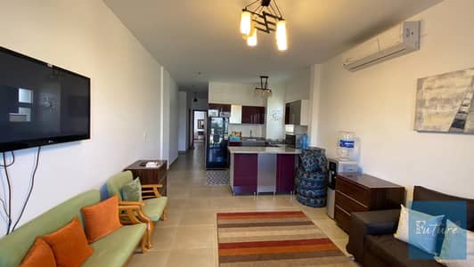 Chalet for sale ground floor with garden 2 bedrooms at the hotel phase 130 sqm at amwaj Sidi Abdelrahman northcoast