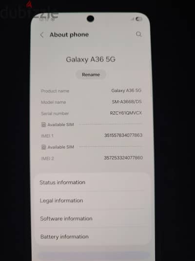 Samsung A36 5G 256Gb