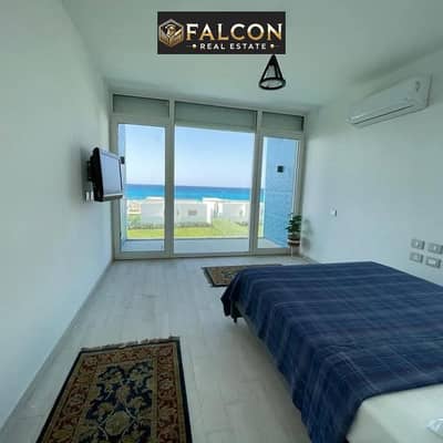 Chalet for sale at Blue Blue with a 32% cash discount and a stunning sea view. It is situated in a prime location in Ain Sokhna, near La Vista Ain Sok