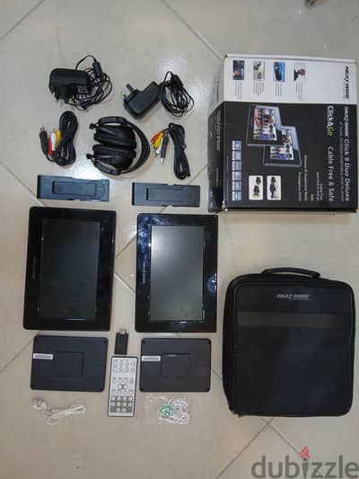 مشغل دي في دي سيارة شاشتين NextBase Click 9 Duo Deluxe