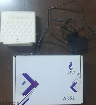راوتر WE ZTE ZXHN H108N بحالة ممتازة + الكرتونة وجميع الملحقات