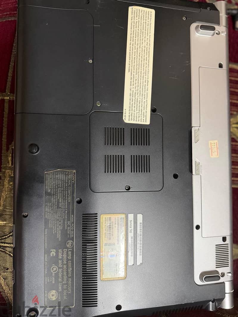 sony vaio laptop model pcg 3d3l 2