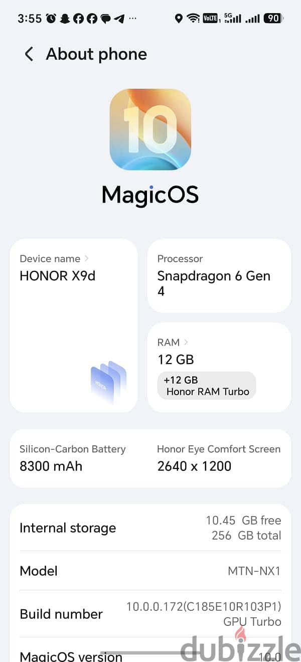 Honor X9d 2