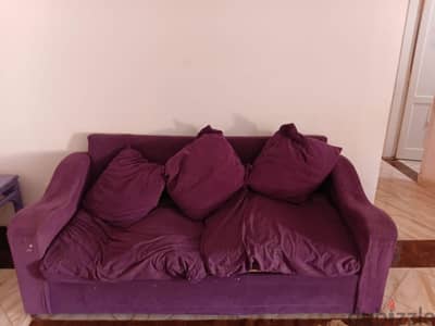 انتريه ٤ قطع محتاج تنجيد خشب تمام