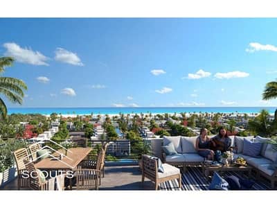 Special chalet for sale, North Coast, Seazen Village, a short distance from Hacienda Bay, El Alamein, and El Alamein Airport. Fully finished, very dis
