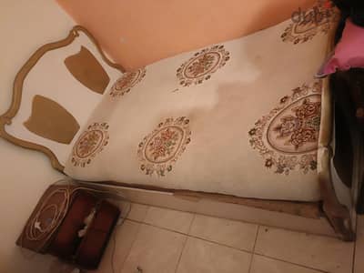 سريرين 120 بالمراتب قطن 120 تنجيد جديد