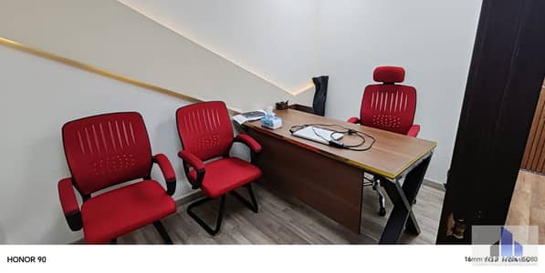 Office for rent fully finished/ACs in a prime location in South 90th Street- 5th Settlement