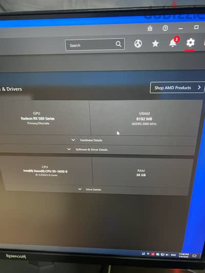 Z420 workstation with rx580 8g with 36ram