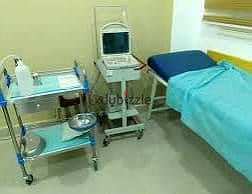 Dr. Women's Clinic for rent furnished with all facilities water, electricity, and elevator room and living room services in Alexandria Al-Agami at Kilometer 21 square in a very distinguished location