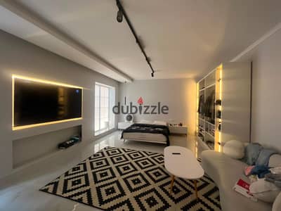 Furnished studio apartment for rent in the seventh district of Zahraa El Maadi, first occupancy