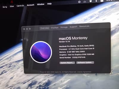 ماك بوك MacBook Pro Retina 13-inch (Early 2015) — Model A1502
