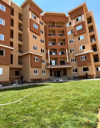 160m apartment opportunity for 2.35 million cash in October Gardens, Light City compound, immediate delivery, first floor, super lux finishing directly on the main road near Zewail University