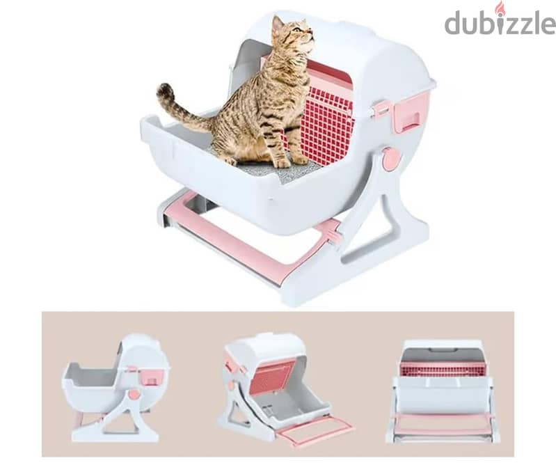 Semi automatic cat litter box 3
