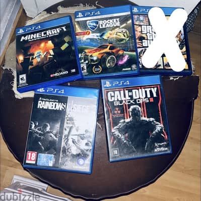 (Gta) (call of duty)- (rainbow six) (Minecraft) (rocket league)