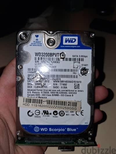 هارد ديسك خارجي 320gb