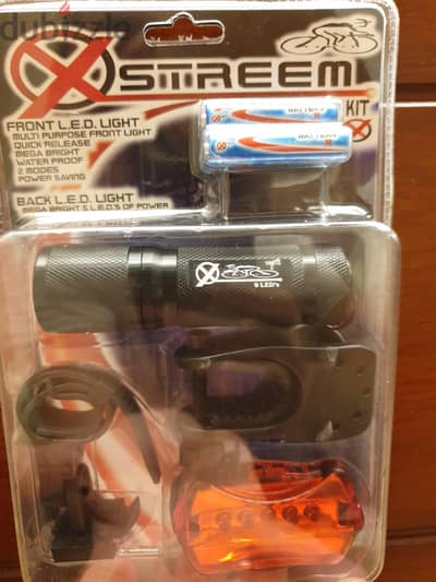 طقم إضاءة دراجة XSTREEM LED Bike Light Kit