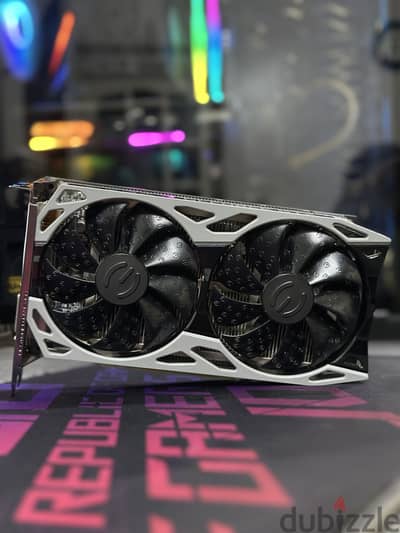 Evga gtx 1660 super بالاستيكر بتاعه متفتحش حاله ممتازه