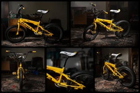bmx bike with an unbreakable frame and one gear