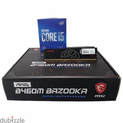 Gaming Bundle | i5-10400F +MSI MAG B460M Bazooka +XPG 8GB DDR4 3000MHZ