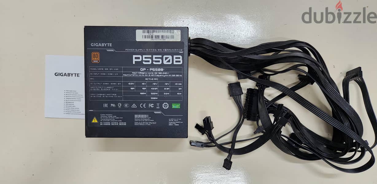 Gigabyte P550B 550W 80+ Bronze 3