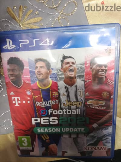 pes 21 PS4 بتشتغل علي الفايف