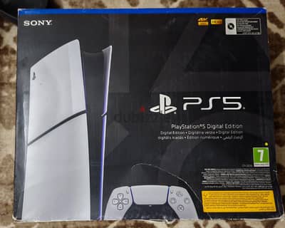 PS5 Digital Edition 1TB – Like New – 2 Controllers – Under Warranty