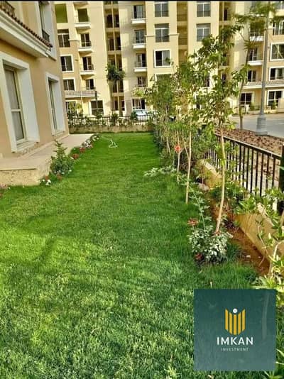 Apartment for sale in Sarai Compound (Mostakbal City)—adjacent to Madinaty. Ready for viewing. Features a 50% cash discount and a 12-year installment