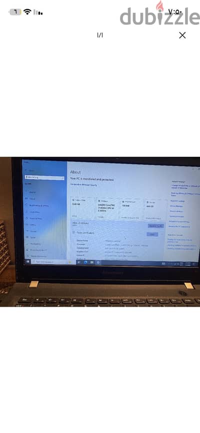 لاب لينوفو مستعمل معالج core i7 وي ٨رام في زرارين طايرين