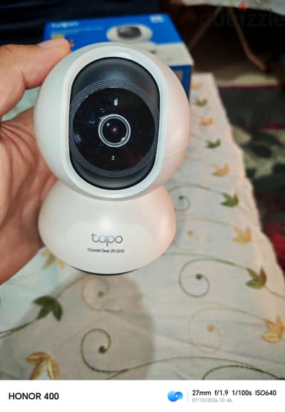 TP-Link Tapo C220 2K 4MP  كاميرا مراقبه بحالة الزيرو مع كارت ميموري ٦٤