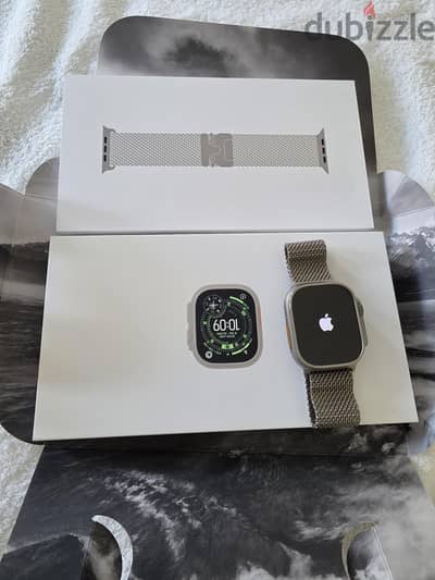 Apple Watch Ultra 3 _ b100% _ 49mm _ Gps & cellular Millanese Loop