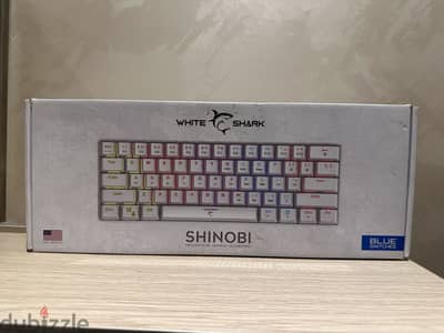 كيبورد ميكانيكي White Shark SHINOBI – Blue Switches
