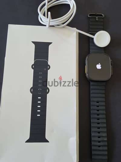 Apple Watch Ultra 3 _ b100% - 49mm gps & cellular _ ocean  داخل الضمان