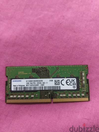 Ram 16 ddr4 لابتوب