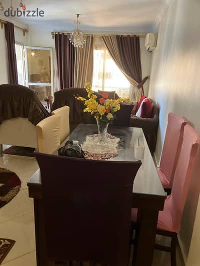 Furnished apartment for rent, air-conditioned, Dar Masr compound 12