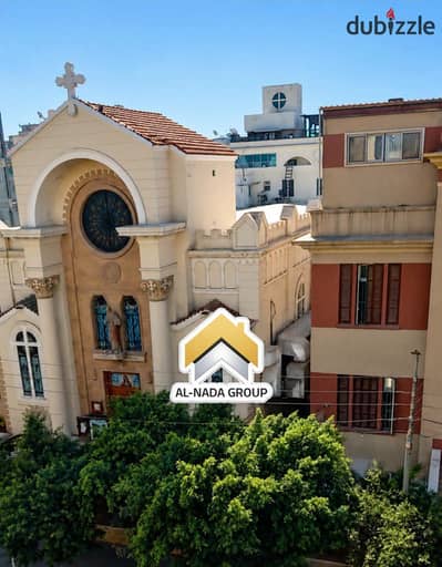 Apartment for sale in Heliopolis, Ismailia Square, near the Church of the Sacred Heart, 240 m, 4 rooms, 2 bathrooms, reception, 3 pieces, ninth floor not the last, elevator, buildings from the nineties