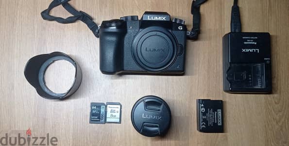 Panasonic Lumix G7 4k camera + 14–42mm Lens  in excellent condition