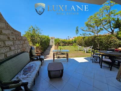 Available for rent, two-bedroom chalet, air-conditioned, in Marina 5, North Coast, El Alamein