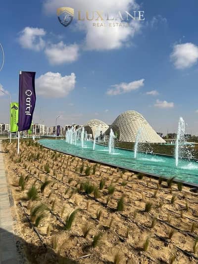 Ground floor duplex, 225 sq m, for sale in Green Square, ready for immediate occupancy. Duplex with garden, 3 bedrooms @ Green Square – Al Ahly Sabbou