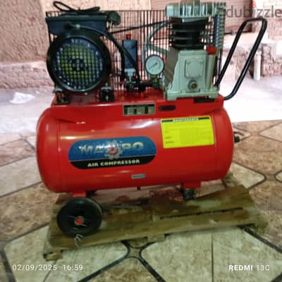 كمبروسر هواء المارو 50لتر  ثلاثه حصان جديد