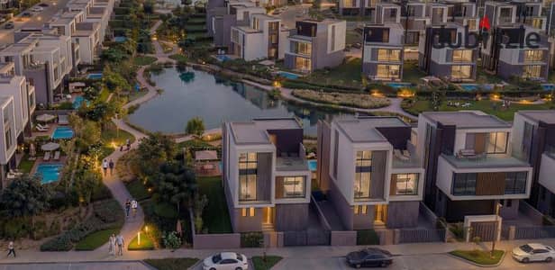 For sale in La Vista Patio JADE a great townhouse with a prime view and prime location in Sixth Settlement