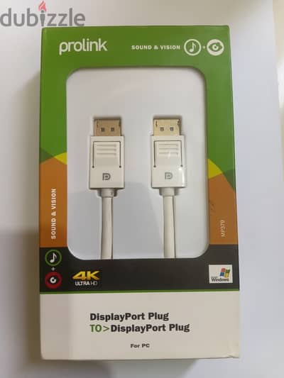 Displayport cable 2M