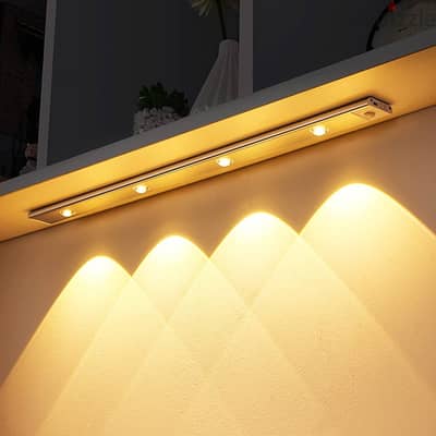 اضاءة LED ذكي بحساس الحركة للخزانة والمطبخ