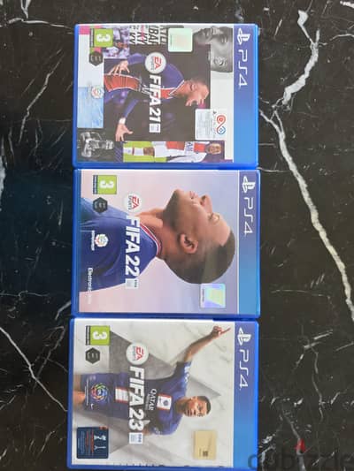 ٣ أسطوانات بلايستيشن FIFA 21,22,23