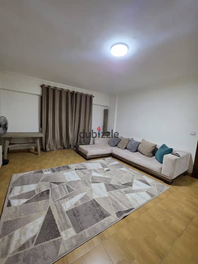 Apartment for rent furnished two bedrooms and a hall and a bathroom and a kitchen in the first neighborhood, the second neighboring area