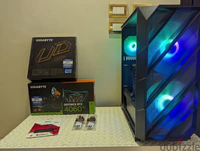 تجميعه احترافيه جيل 13 / RAM 32DDR5 / 4060TI